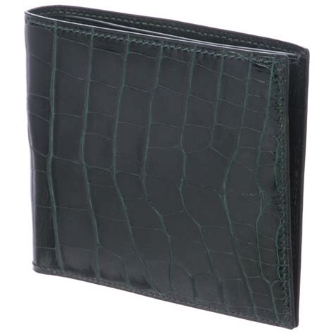 hermes alligator wallet men's